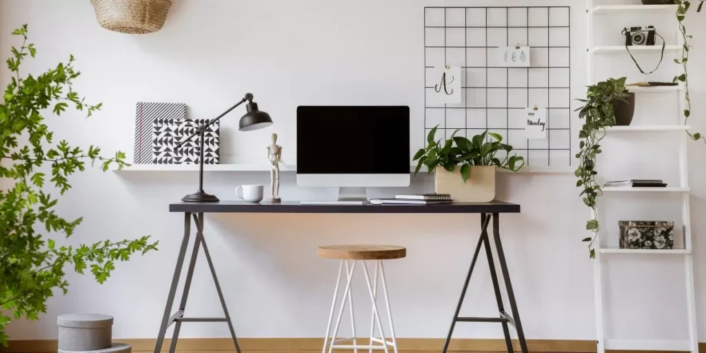 How Do You Style a Home Office Within a Shared Space?